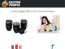 Tablet Screenshot of excitedpeople.com